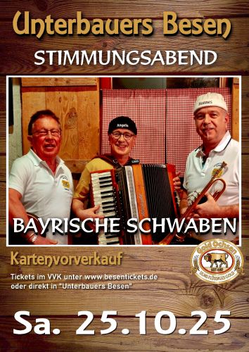 Entradas para BAYRISCHE SCHWABEN  en 25.10.2025 - Comprar entradas